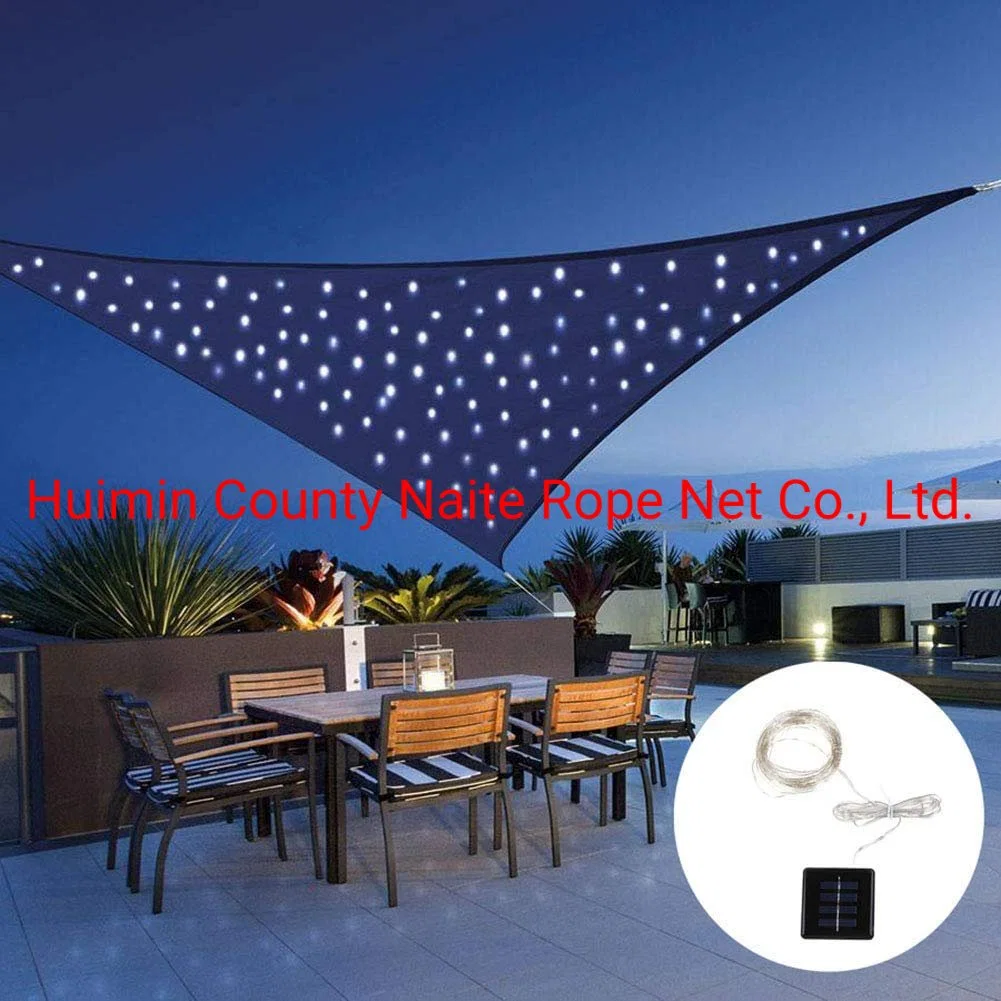 HDPE Sun Shade Sail Rectangle Triangle Square Canopy - Permeable UV Block Rate 30%-95% Fabric Durable for Camp Outdoor -Customized Colour&Size Available