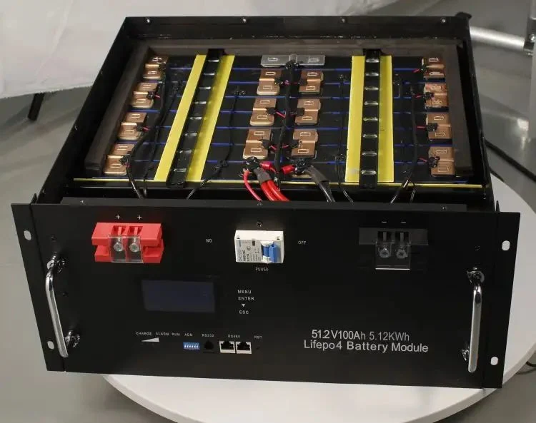 Batería de litio fosfato de hierro Rackbackup Gabinete de la batería para proporcionar el almacenamiento de energía electricidad verde energía de reserva para el equipo