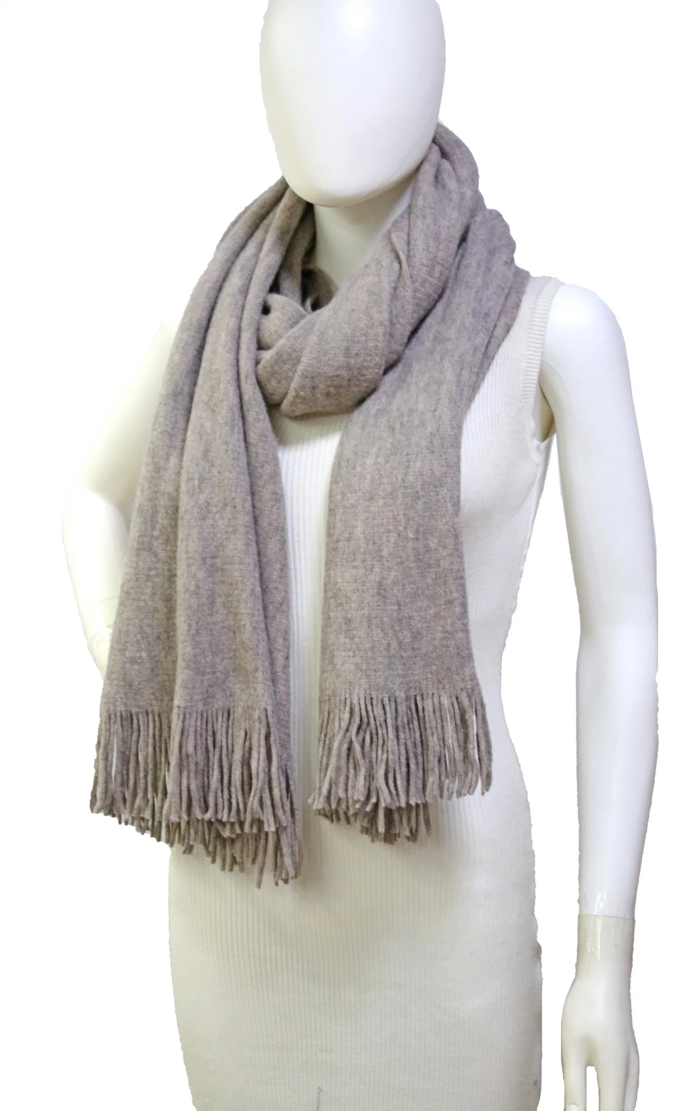 Very Soft Touch Woven Fur Scarf Scarves 2022 Women Warm Shawl