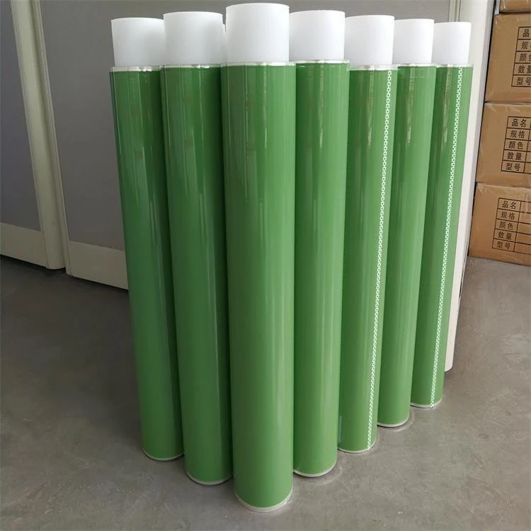 Silicone Adhesive Insulation Tape Green High Temperature Resistance No Residue with Pet Film for Powder Coating Electroplating Anodizing Masking and Protection