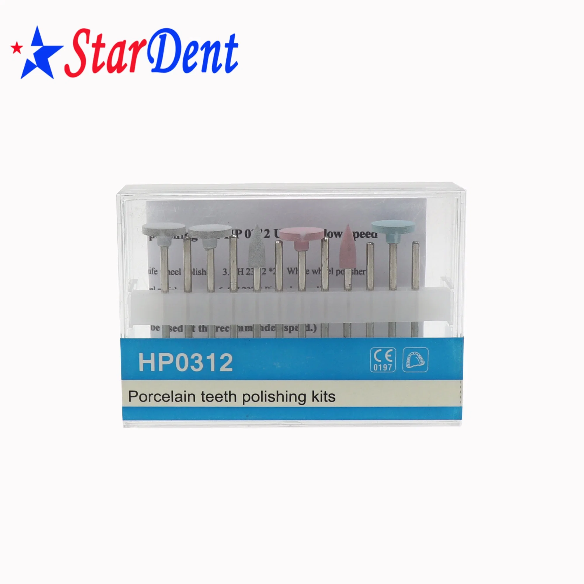 Dental Composite Porcelain Teeth Polishing Kit Discs for Low Speed Handpiece