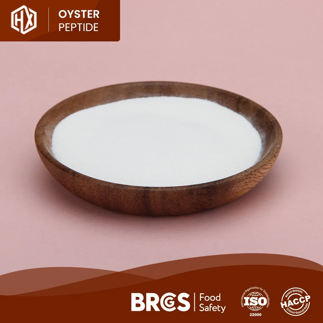 Peptide Haoxiang Oyster matières Aliments et boissons Wholesale Food Grade hydrolysé à 100 % de la Chine de l'Huître peptide de protéines en poudre pour garder l'humidité et antivieillissement