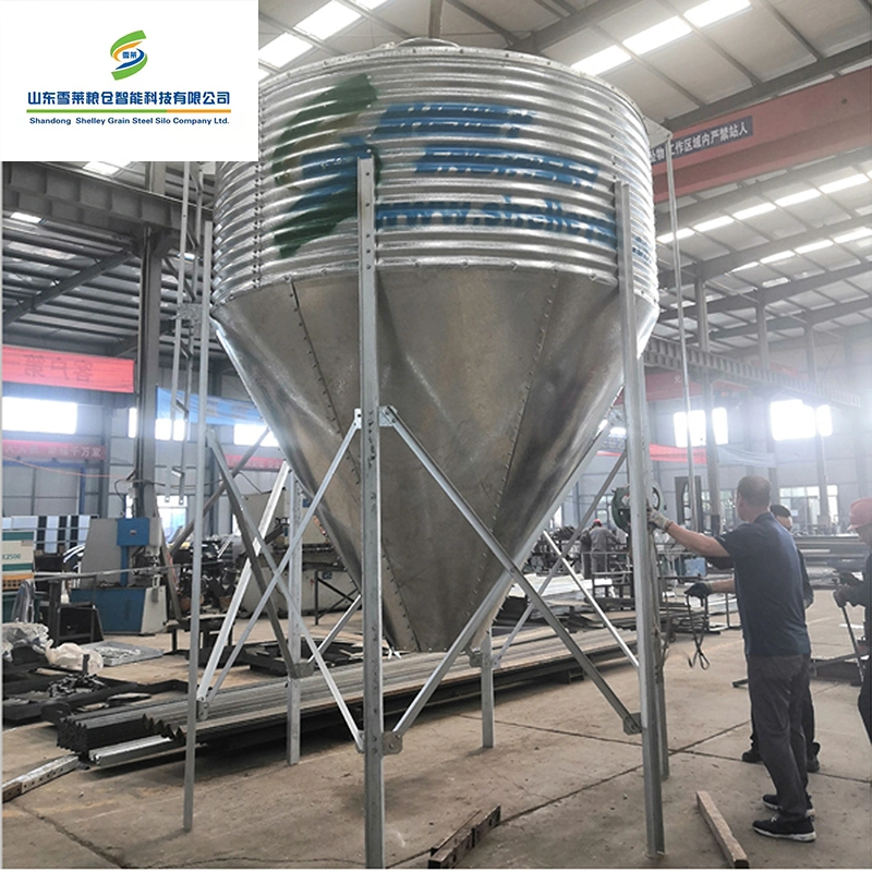 Shelley 3 Ton Grain Silo China Feed Silo Manufacturers Galvanized Maize Wheat Silo High quality/High cost performance  Grain Silo