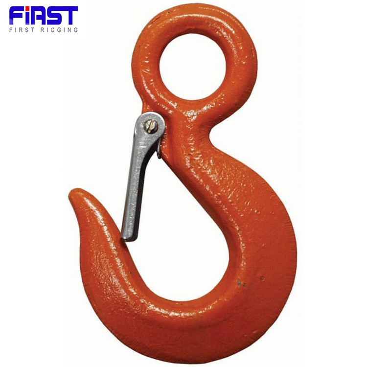 Drop Forged Us Type 320c Steel Eye Lifting Hook with Safety Latch