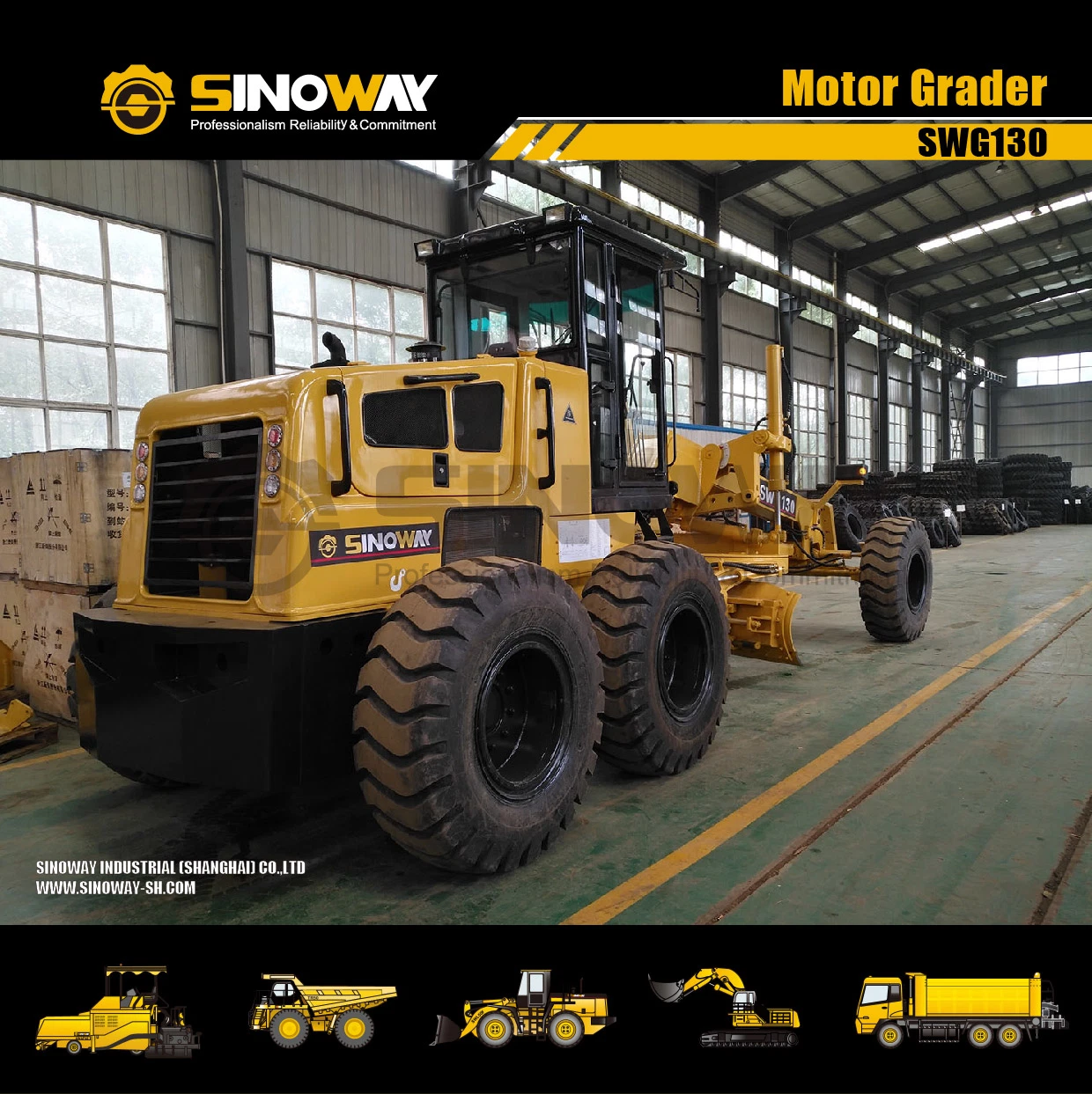 Factory Supply 130HP Motor Grader 11 Ton Road Scraper for Sale