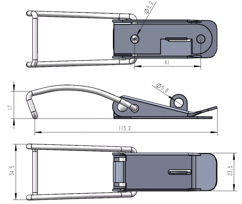 Stainless Steel Toggle Clip Toggle Latches Cabinet Toggle Latch Lock