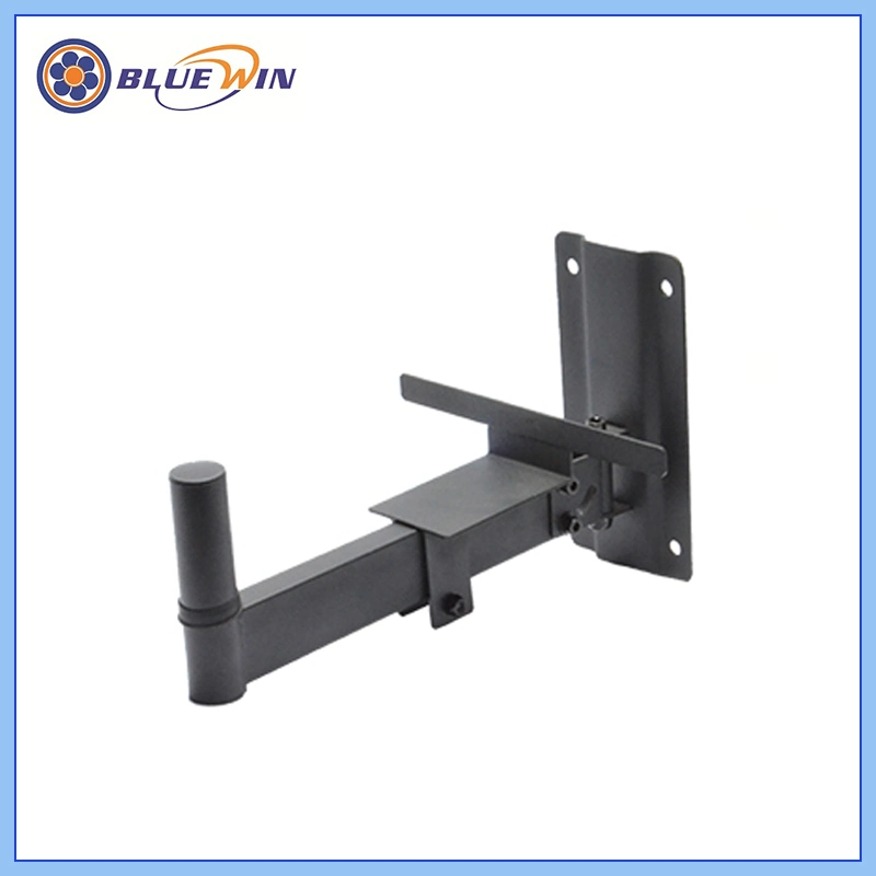 Speaker Bracket Wall Mounted Single Adjustable Metal Black Wall Hanging Brackets Wall Speaker Stand