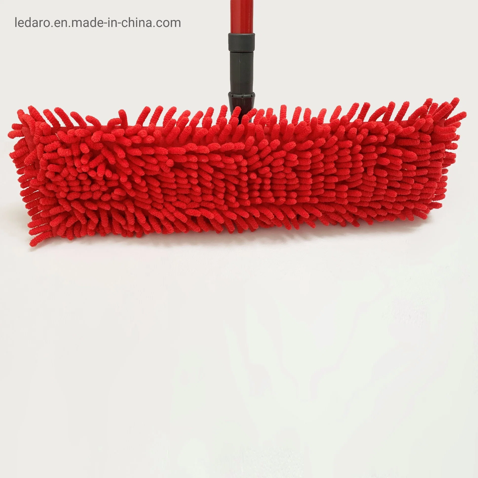 Customized Color Wholesale/Suppliers Flat Mop with Microfiber Washable Refill Metal Telescopic Handle for Home Office Cleaning