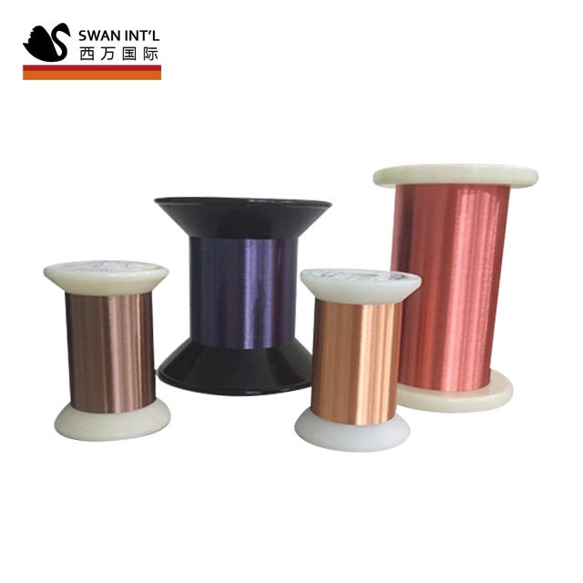 2022 Swan 0.014mm Copper Winding Wire Price Motor Coil Winding Ultra Fine Enameled Copper Magnet Wire