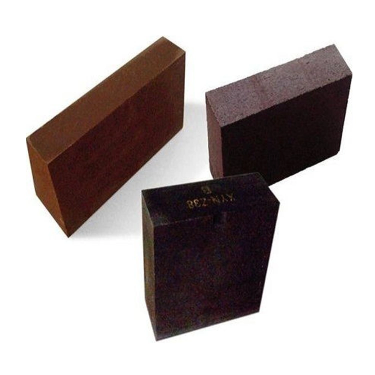 Alta térmica 65 % MGO Magnesia-Cromo Brick para alta temperatura Chimenea de ladles
