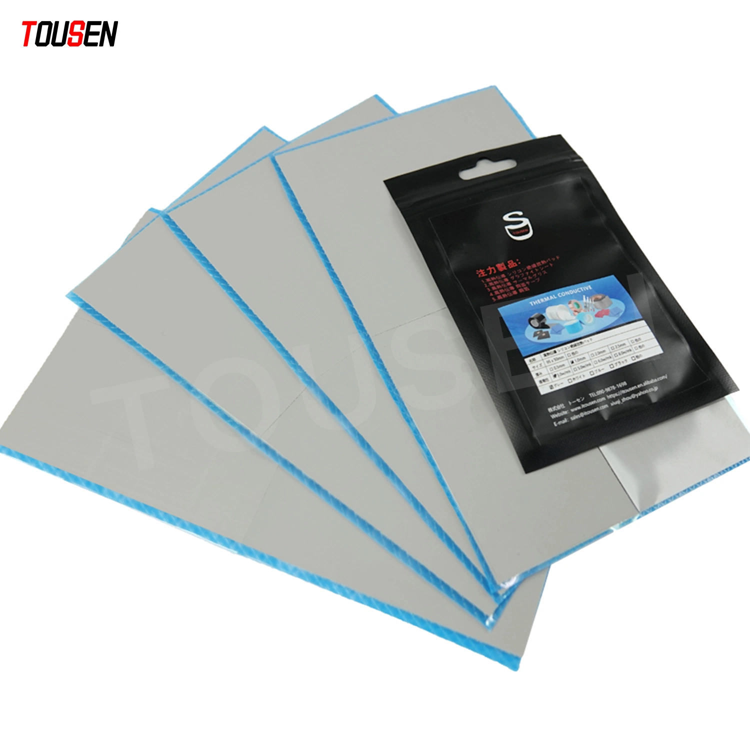 Thermal Management for LED Applications Battery Silicone Roll Thermal Pad