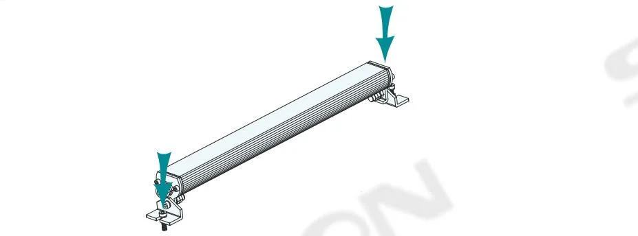 Siron D203 Tubular Explosion-Proof Aluminum IP67 LED Work Light