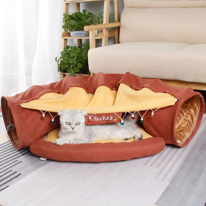 Wholesale/Supplier of Pet Supplies Cat Tunnel Bed Pet Interactive Toy