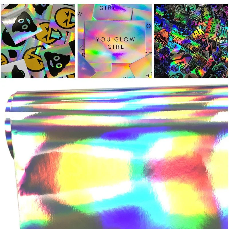 SINOVINYL Holo Sticker Eco Solvent Printing Chrome Laser Holographic Printable Vinyl