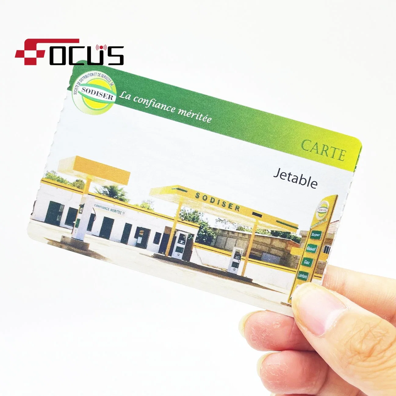 Customized Waterproof RFID Paper Cards with Double-Sided Cmyk Offset Printing