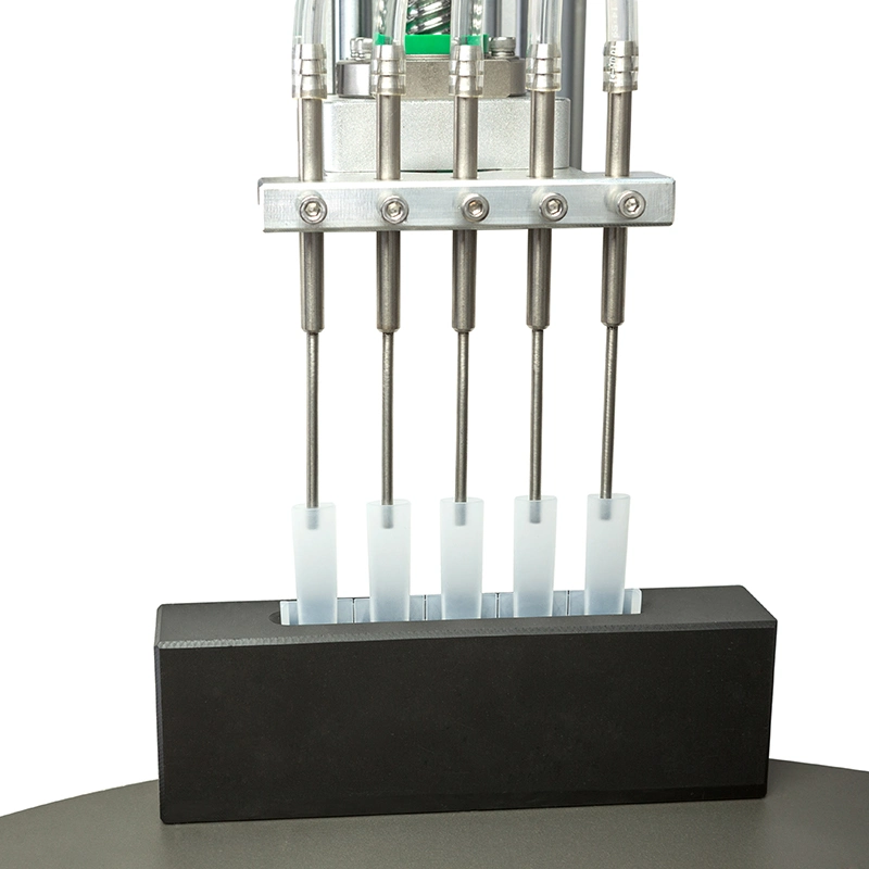 Полуавтоматическая заполняющая и ультразвуковой герметик для флаконов из полиэтилена емкостью 1 мл Оборудование с кодом печати