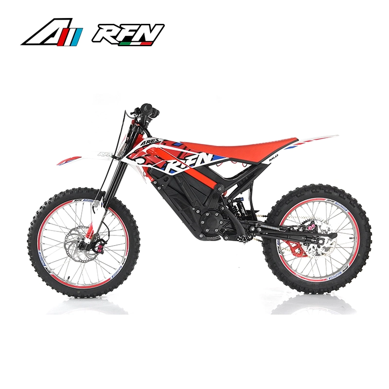 Moto tout-terrain Apollo Rfn Ares Rally PRO 74V/ 35ah Max. Puissance 11kw course peur rien moto électrique adulte