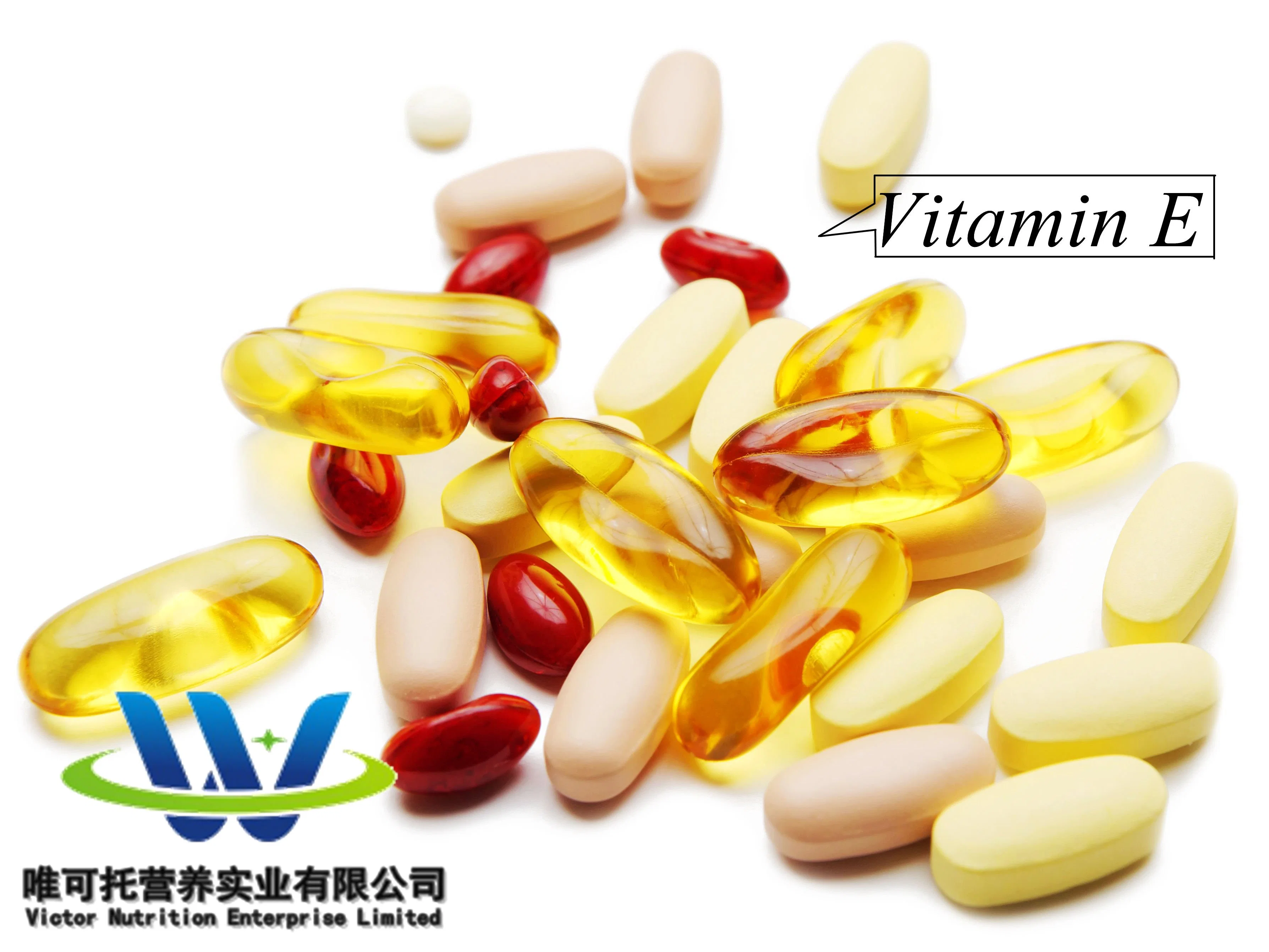 Ve Different Specifications (15%-98%) Anti-Oxidant Halal Certified Vitamin E Dl-Alpha Tocopheryl Acetate Powder& Oil