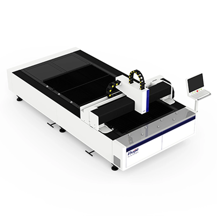 Todo en una máquina de corte láser de fibra de carbono Metal CNC 1000W RJ 3015s