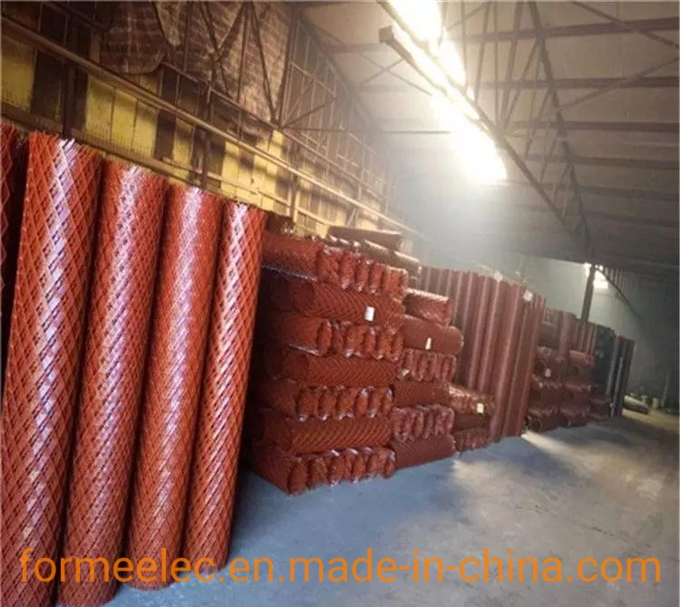 Plain Steel Mesh Construction Steel Mesh Antirust Paint Diamond Mesh