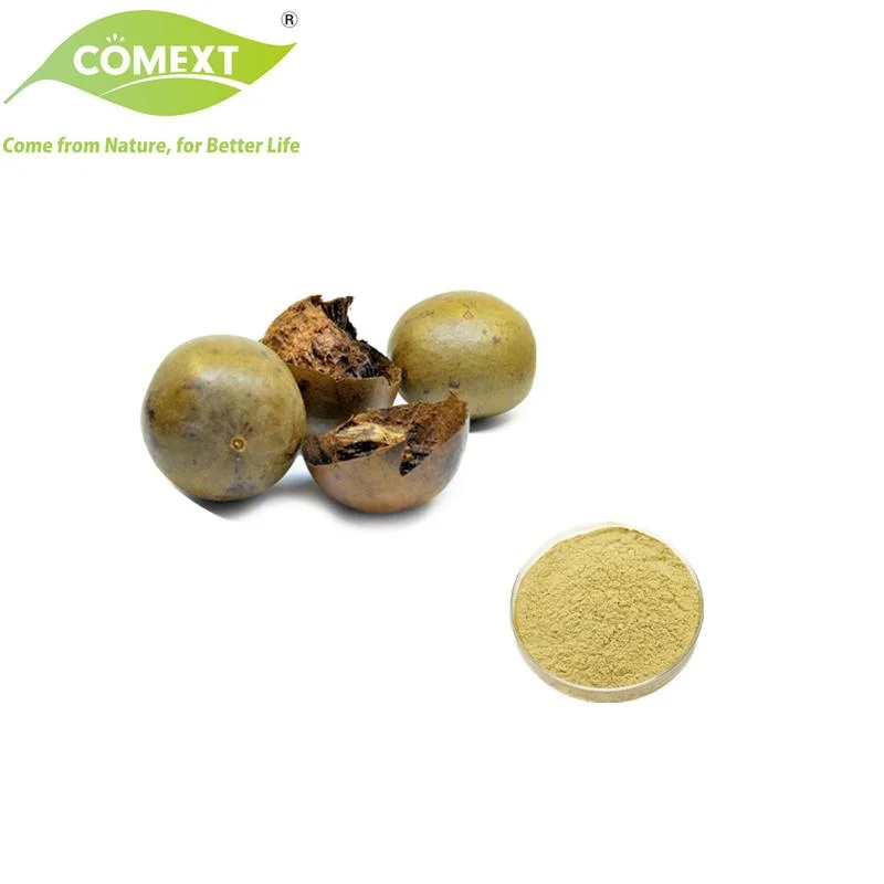 Comext Factory Kosher Halal Fssc HACCP Certified Natural Sweetener Momordica Grosvenori Swingle Monk Fruit Extract