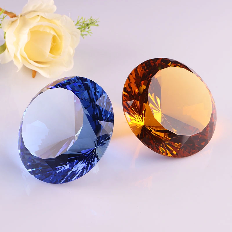 Crystal Glass Diamond Craft for Christmas Gift