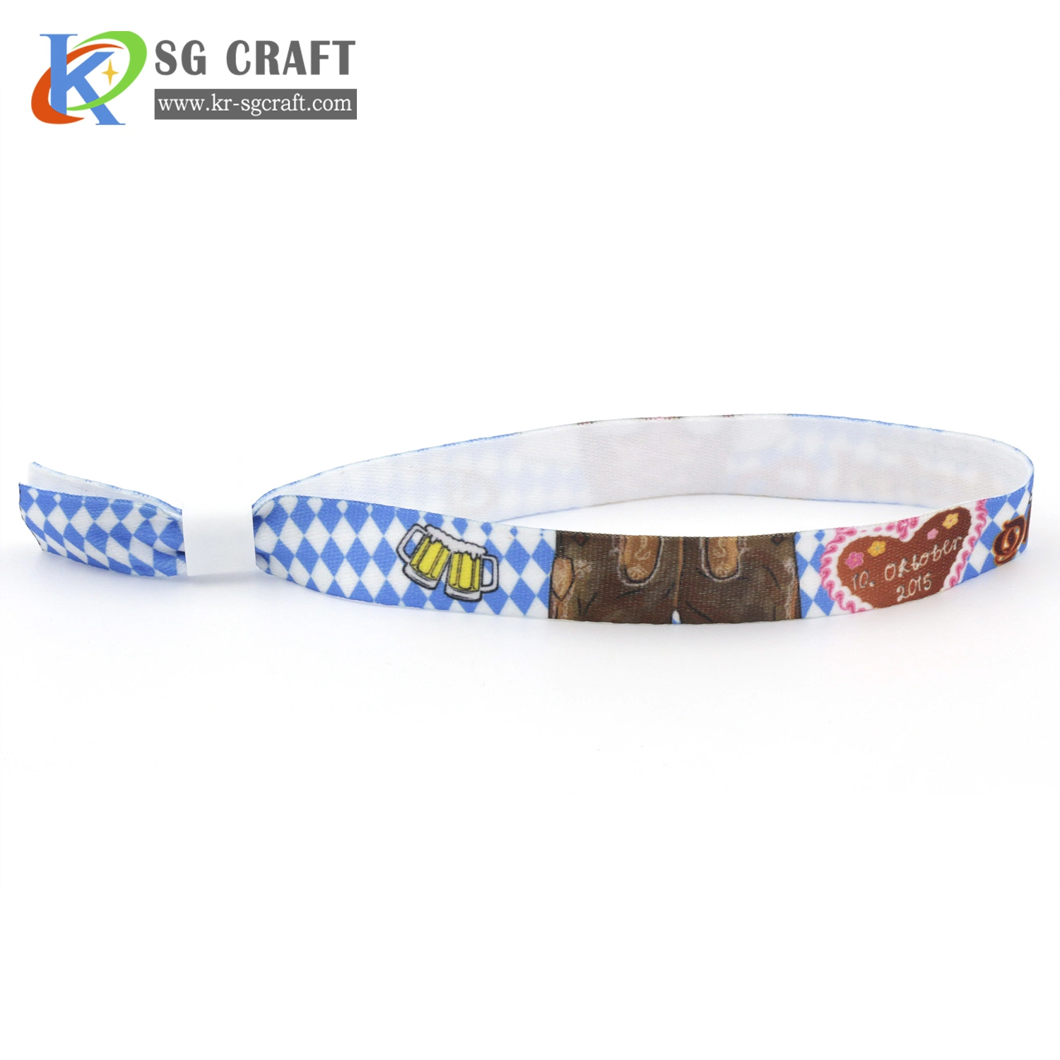 Promotional Gift Custom Sublimation Heated Transfer Printing Lanyard Wristband Wholesale/Supplier