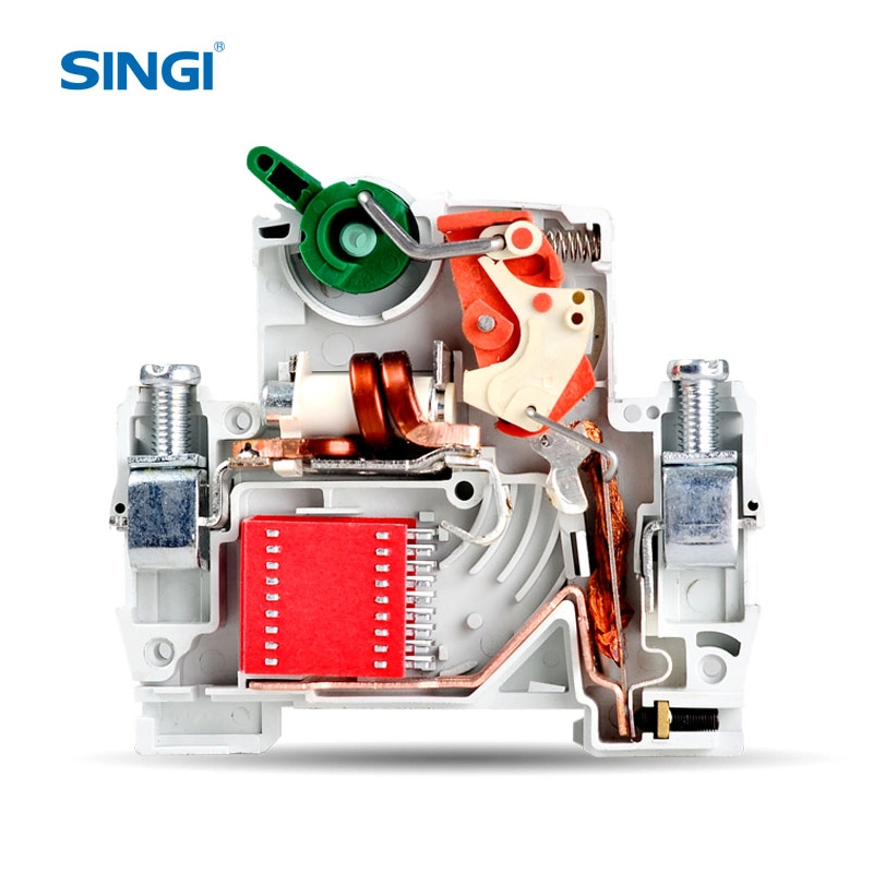 Overcurrent Conventional Singi Zhejiang, China 1-4p 6-63A Protection Electric Circuit Breaker ODM