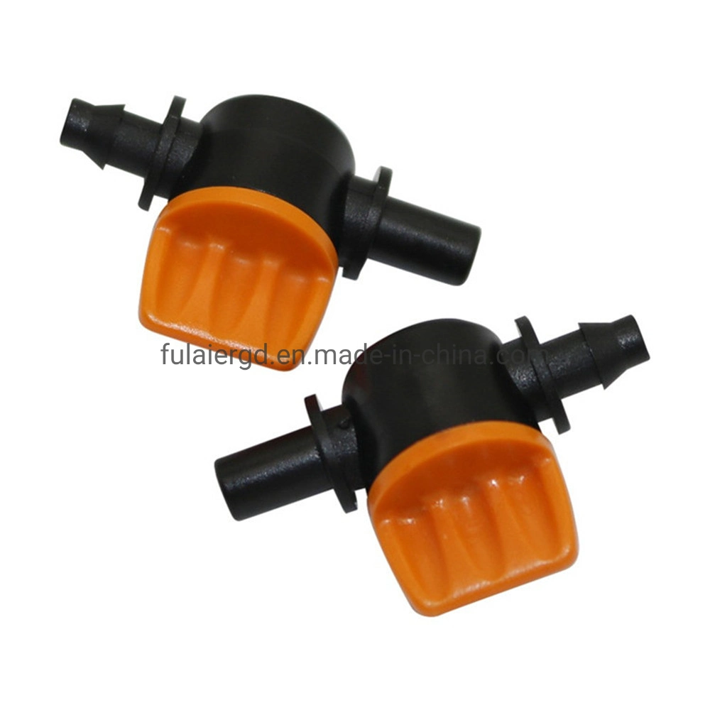 6 mm to 1/4 Inch Mini Valve Garden Irrigation Barbed Water Flow Control Valve 4/7mm Water Valve Controller