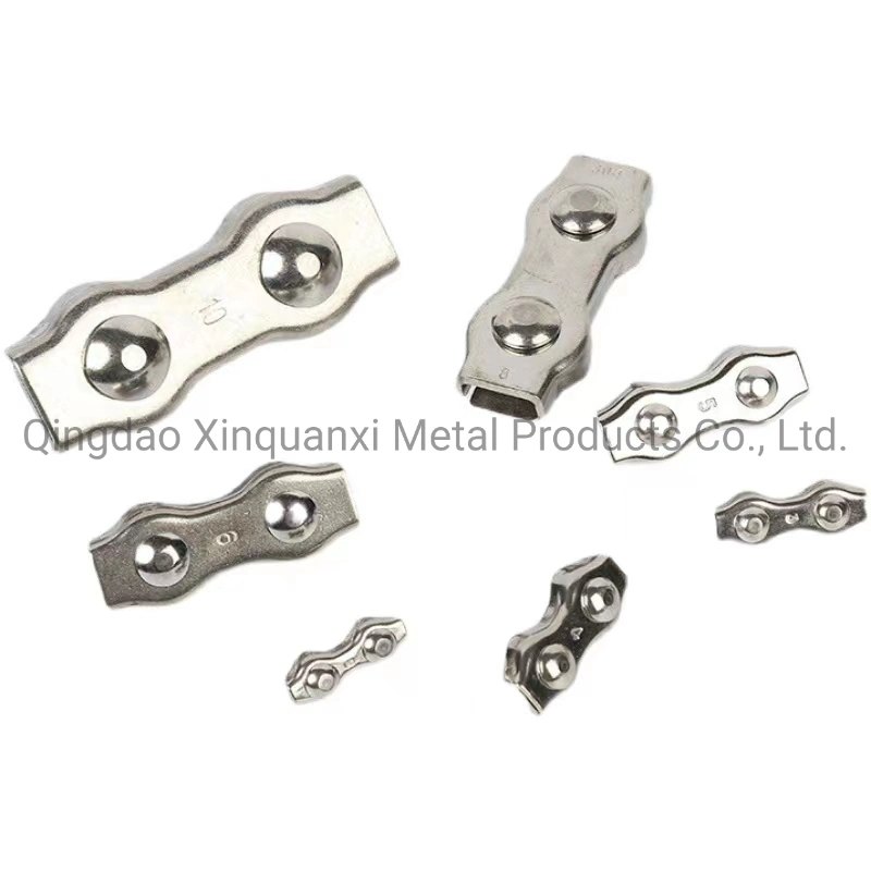 Cable Clamps Stainless Steel Wire Rope Clamp Duplex Wire Rope Clip