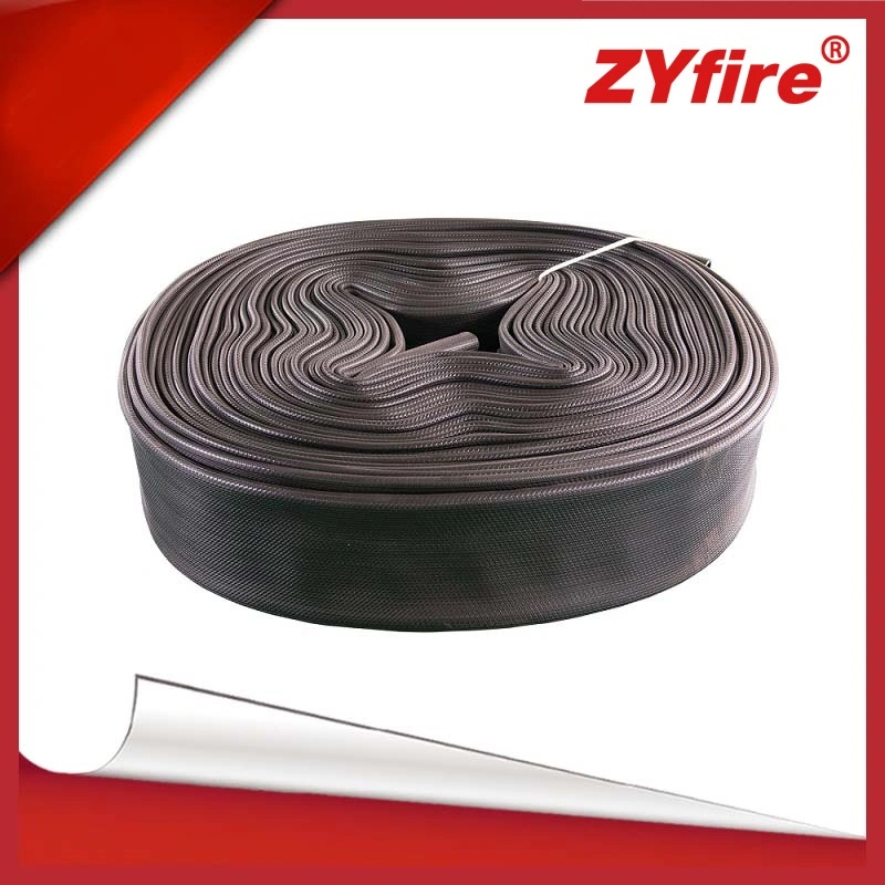 Zyfire 6 Inch 100 Meter Layflat Multipurpose Industrial Rubber Discharge Hose