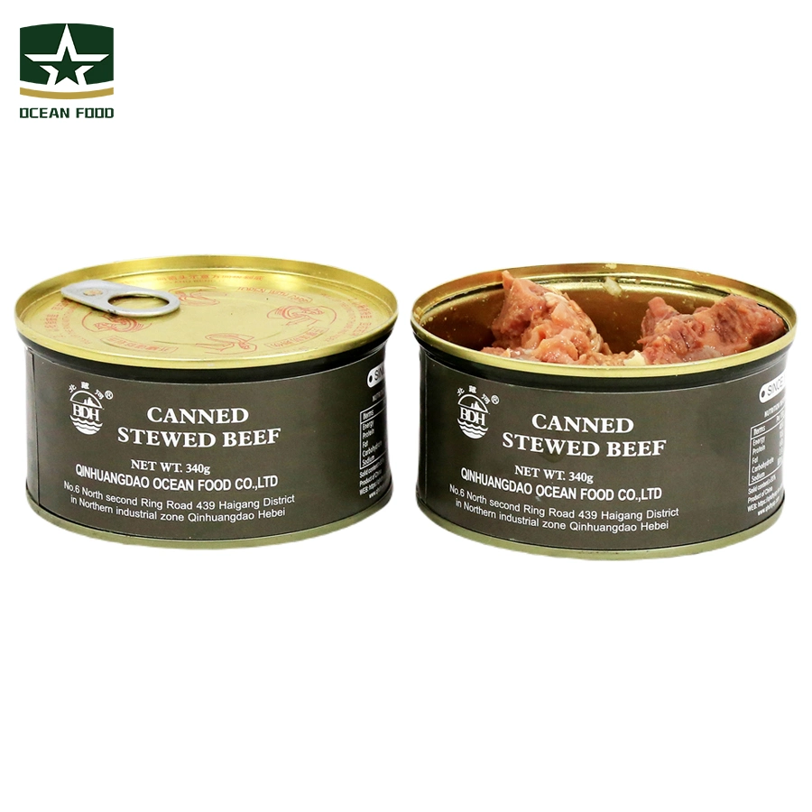 Wholesale/Supplier Fast Health Outdoor 340g Canned Stewed Beef