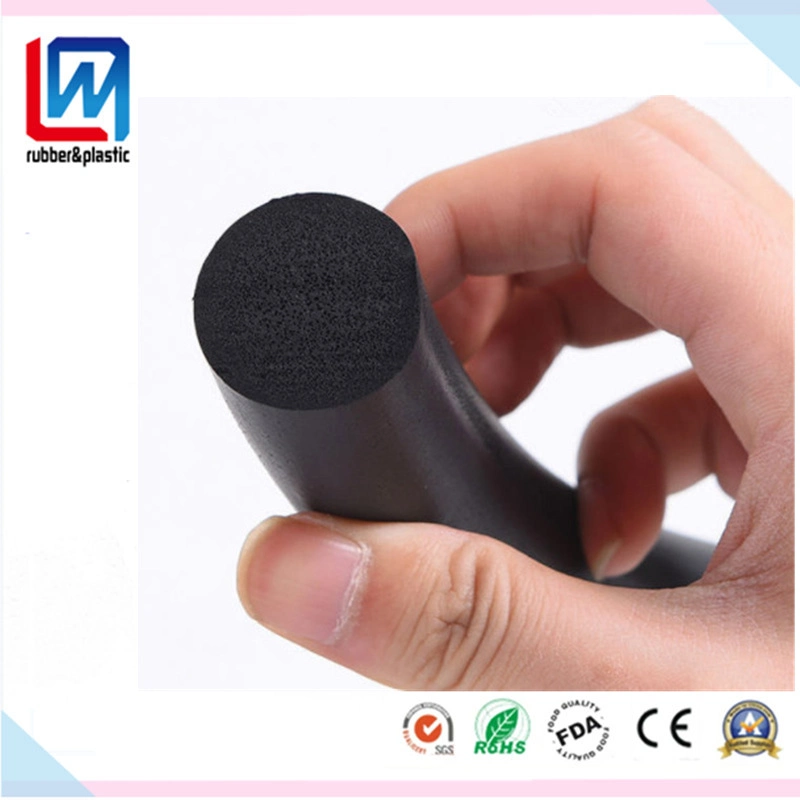 Flexible/Soft Round Sponge/ Foam Rubber Cord for Automotive, Machinery