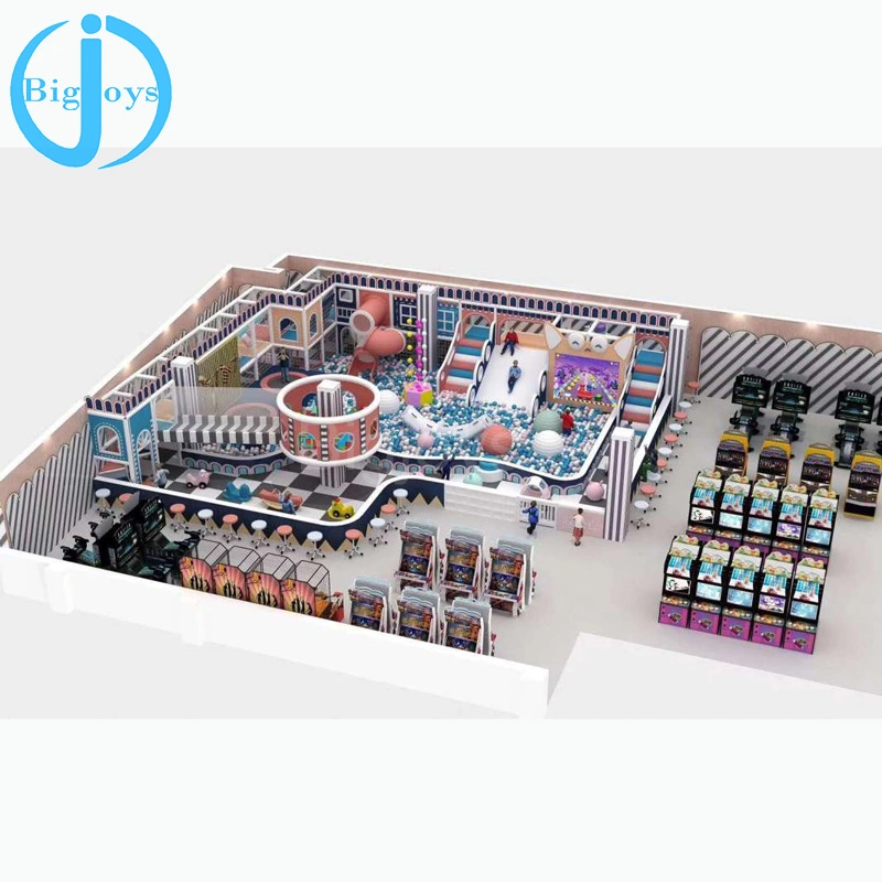 Candy Design Giant Indoor Playground for Commercial Business