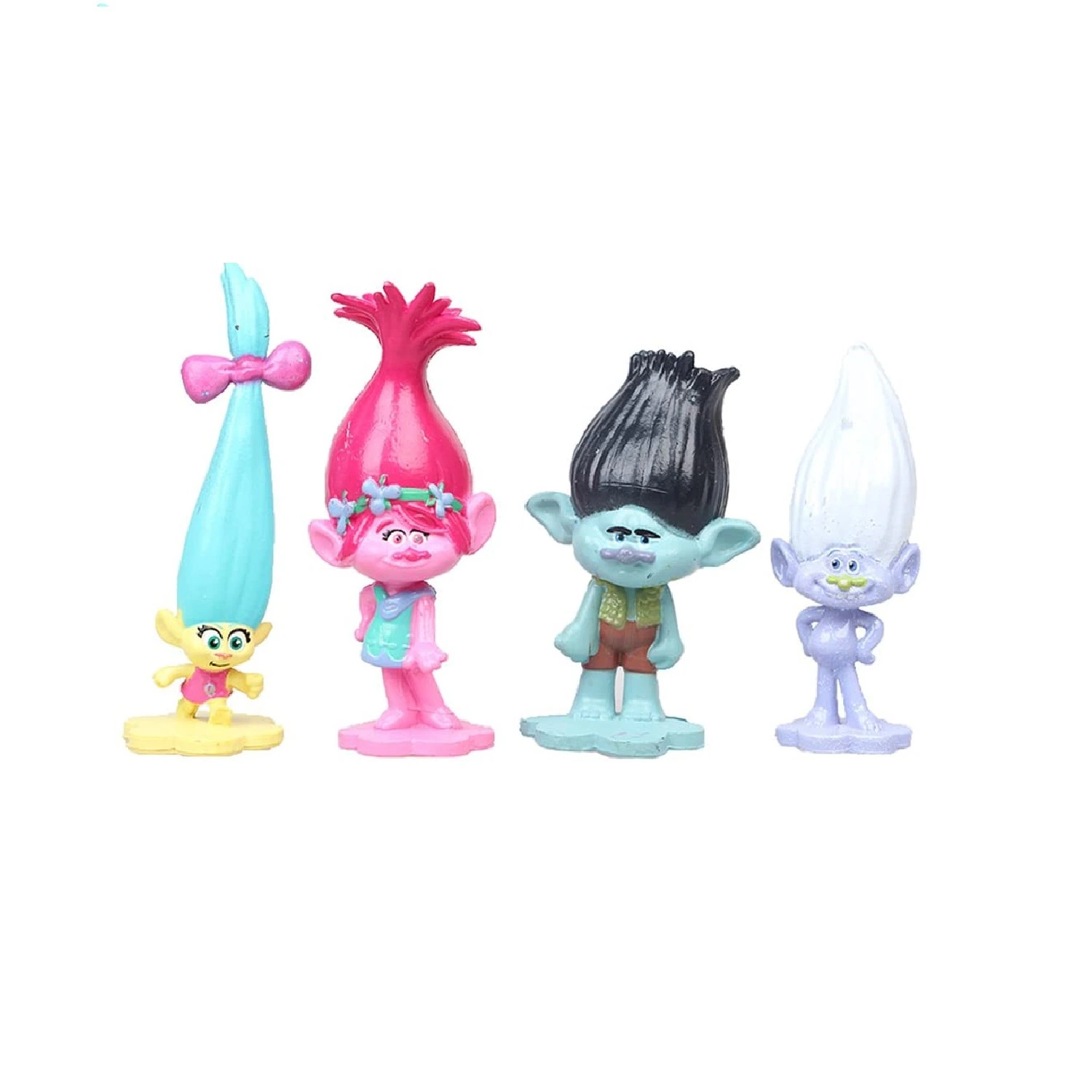 Trolls Figurines gâteau personnalisé nouveauté de la décolleteuse Squishy jouet Mini Modèle