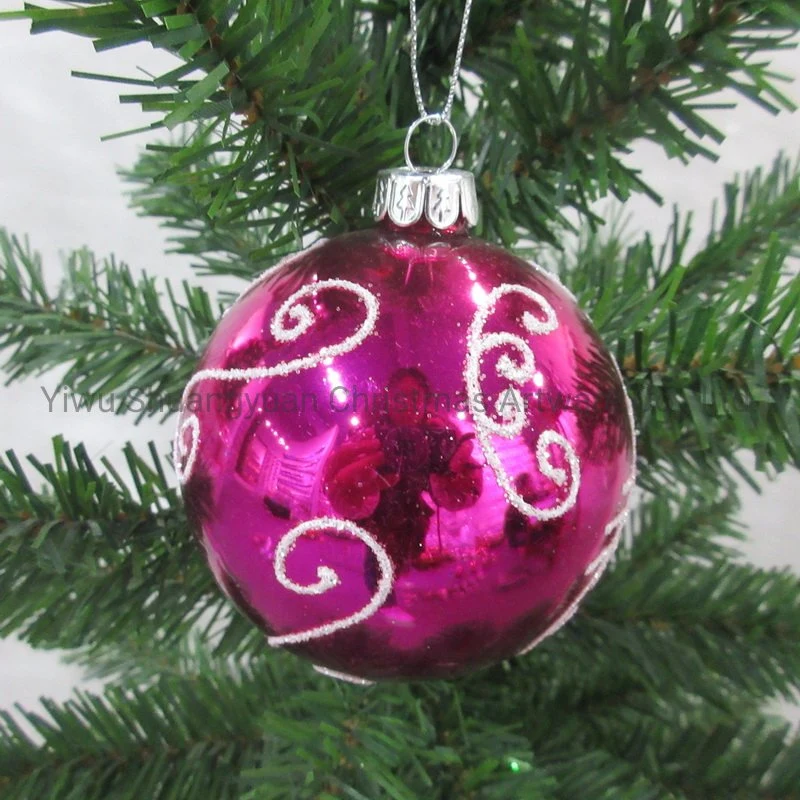 Navidad bola de cristal colgando de las vacaciones Boda suministros decoración ornamento gancho regalos artesanales
