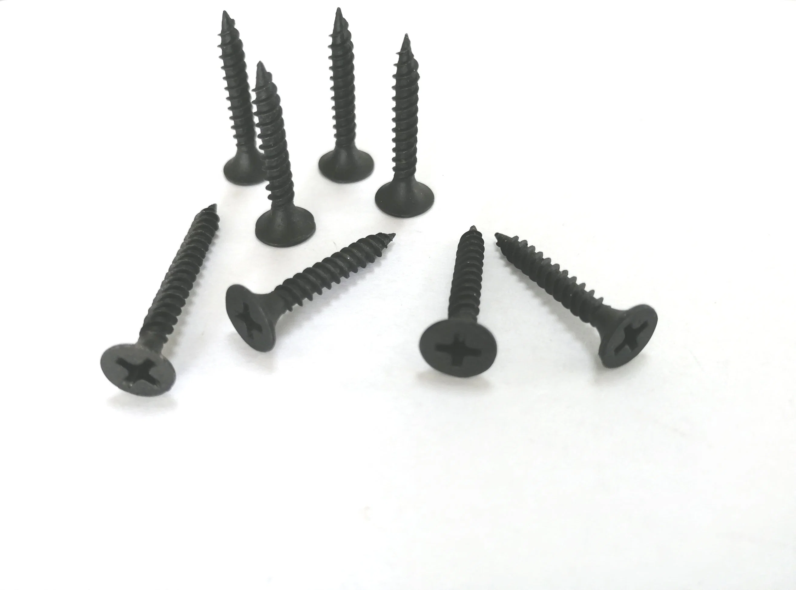 Factory Manufacture Black Phosphated Trumpet Head Drywall Screws for Gypsum Board