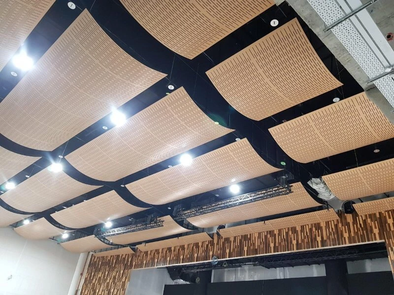 AG. Acoustic Wooden Slotted Soundproofing Wall Caldding