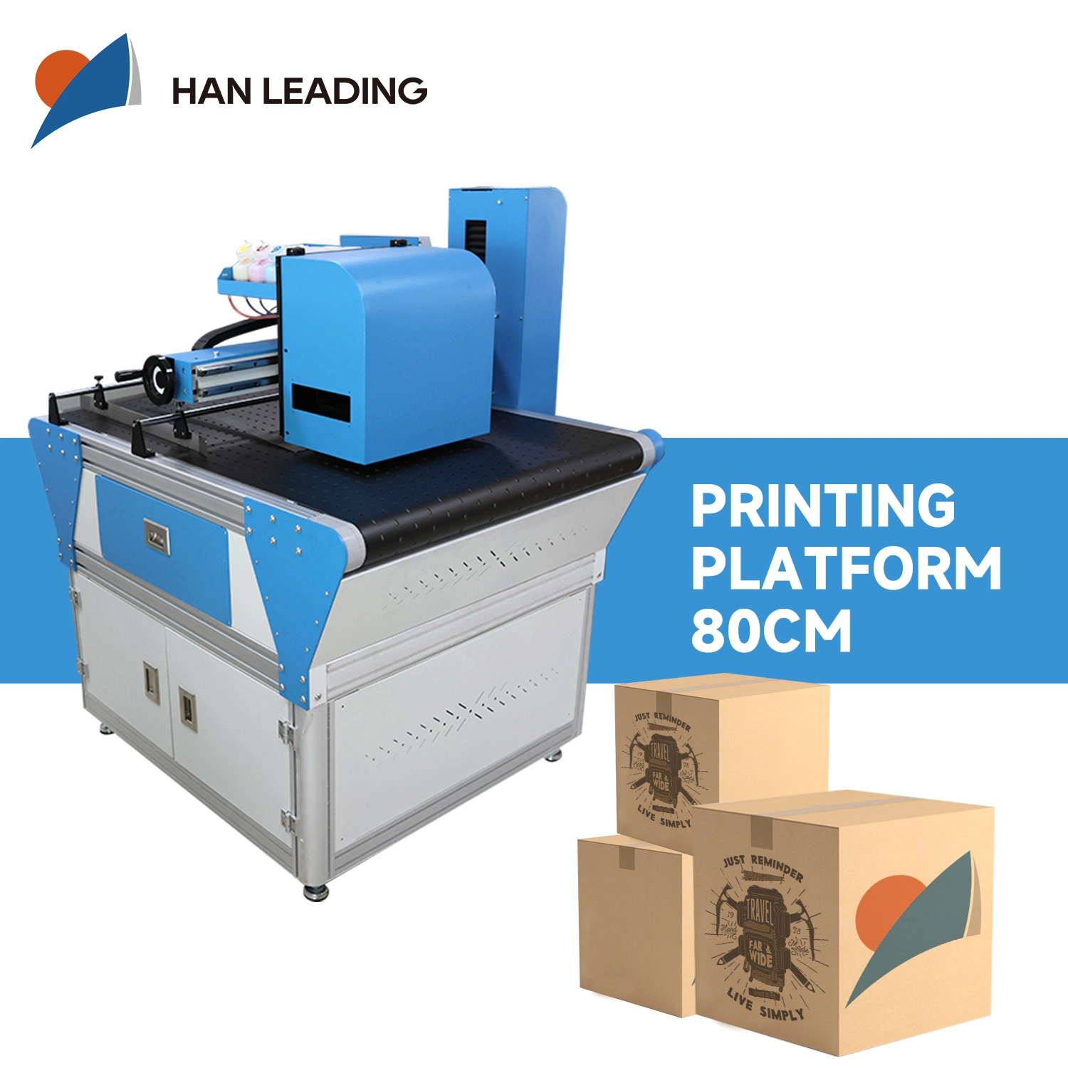 Han Leading High quality/High cost performance  80cm Carton Box Printer for Multi Color