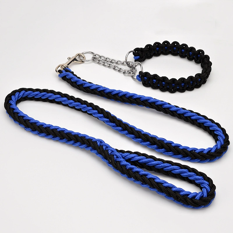 Double Color Nylon Rope Collar Chain Luxury Strong