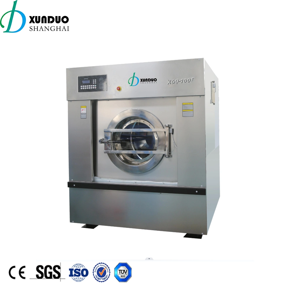 100kg Heavy Duty Hotel and Hospital Industry Automatic Industrial Laundry Washing Machine