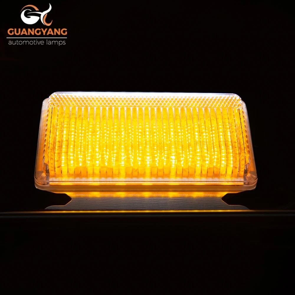 Luces de posición de color naranja para camiones 12V 24V Auto Warning Resalte Luz de giro