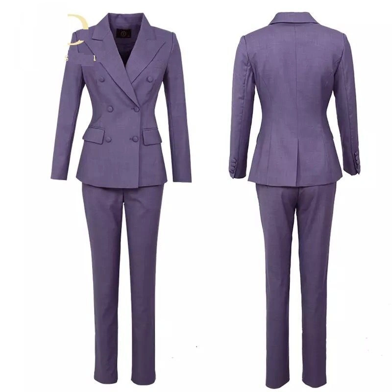 Customized Wool for Women Lady Handmade Ladies Skirt Suits Woman Office Jacket Suit