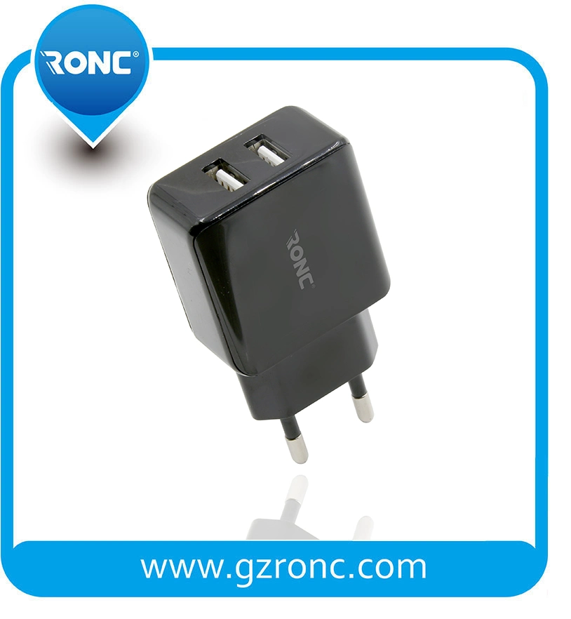 EU Standard with 2 Ports USB Wall Charger