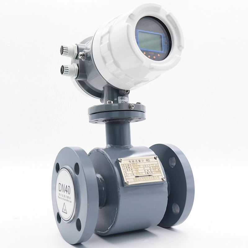 IP65/IP68 Integrated Electro Magnetic Flow Meter for Sewage Saline Solution