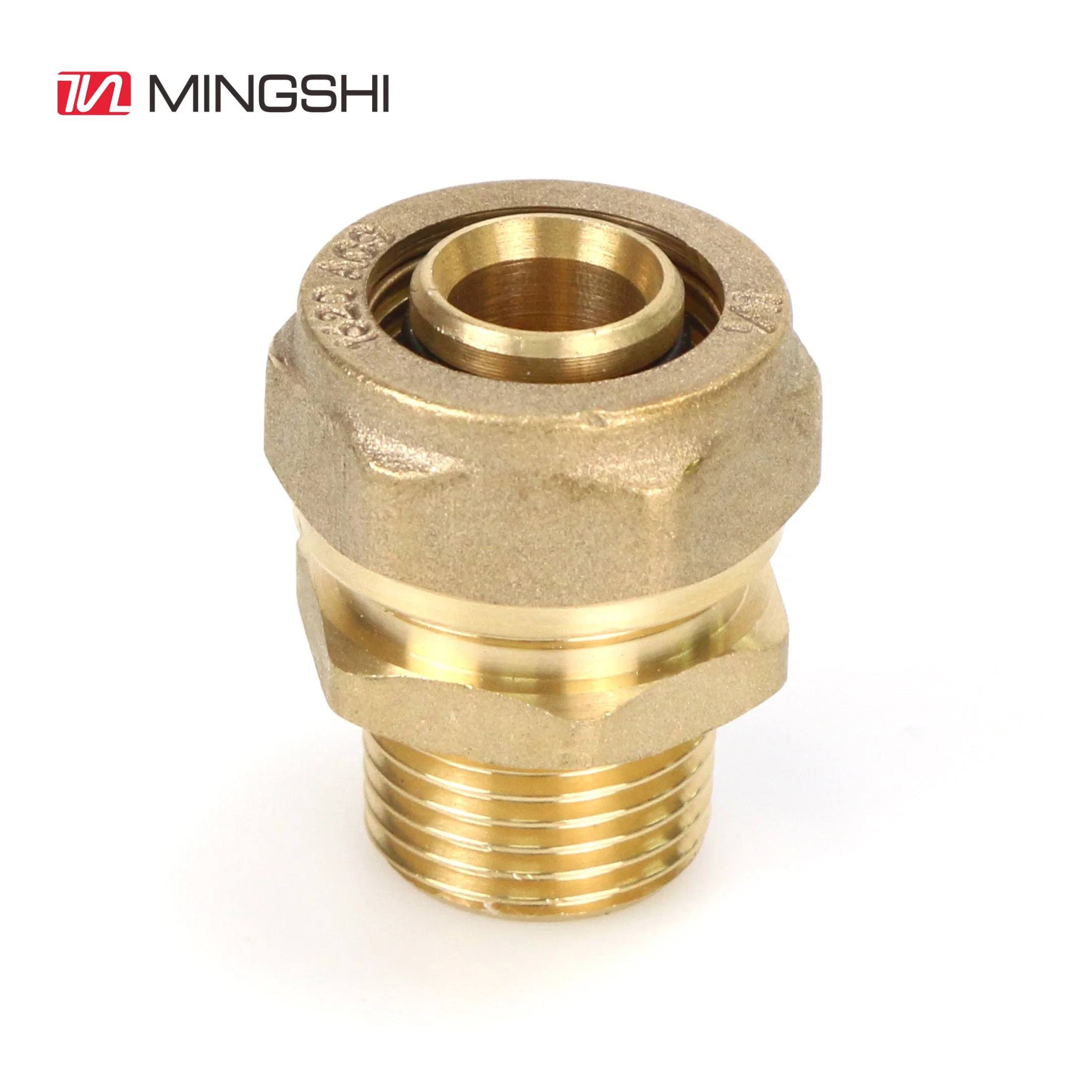 Cw617/Hpb58-2 Brass Copper Connector/Brass Compression Fittings/Plumbing Fitting/Copper Fitting/Water Fitting/Coupling with CE/Acs/Skz/Aenor