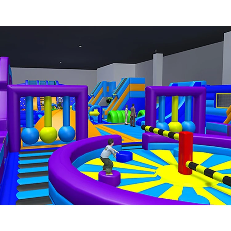 Indoor Advanture Bounce Park 1000sqm Inflatable Sports Park by Cheer Amusement