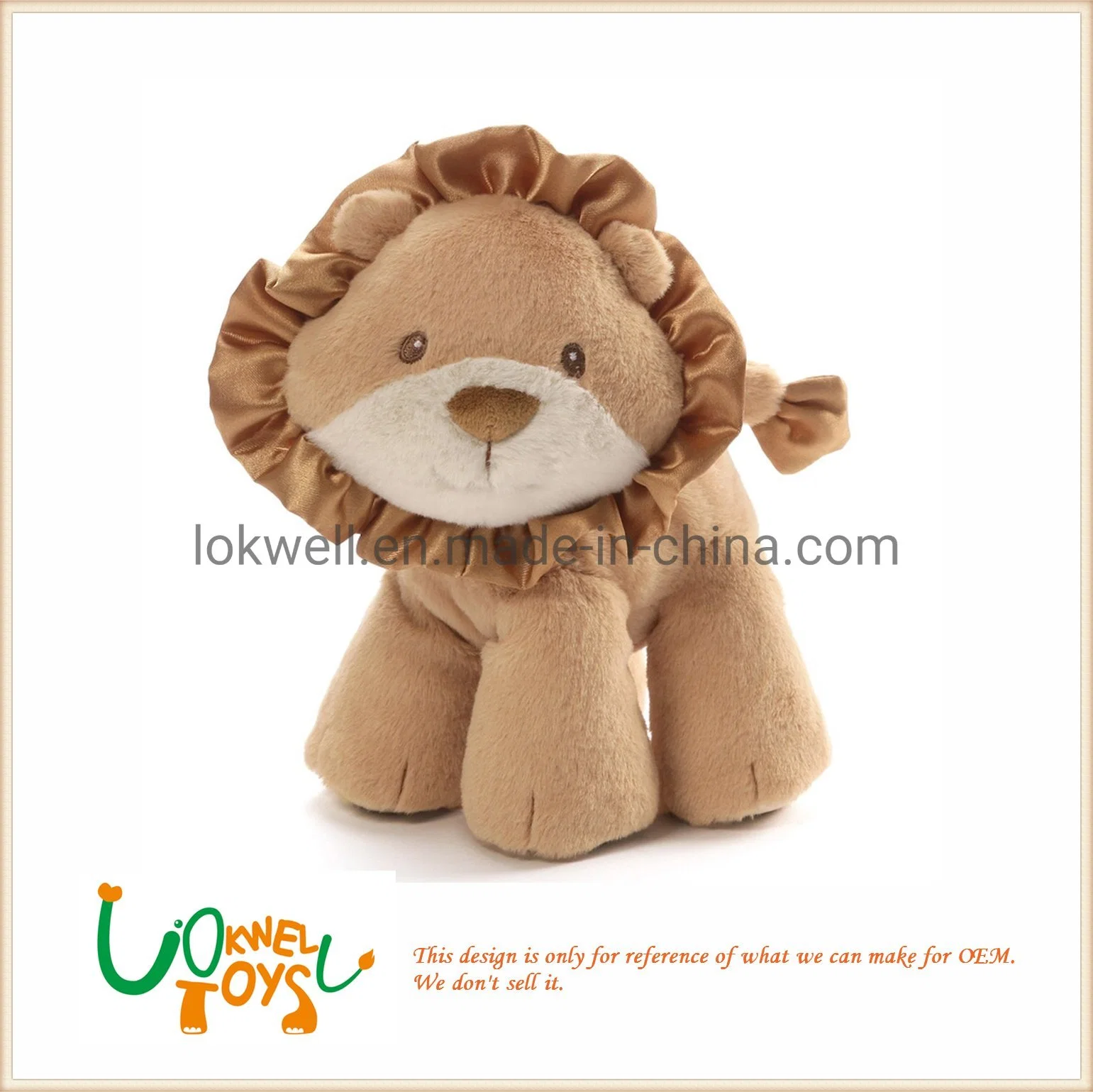 New Stuffed Plush Lion Animal Soft Toys for Promotion