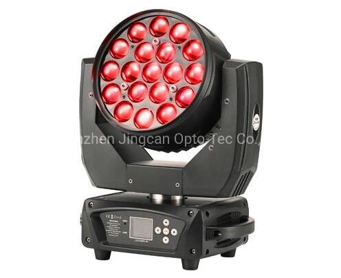 LED Stage Lighting RGBW 19X15W Zoom LED Moving Head Light