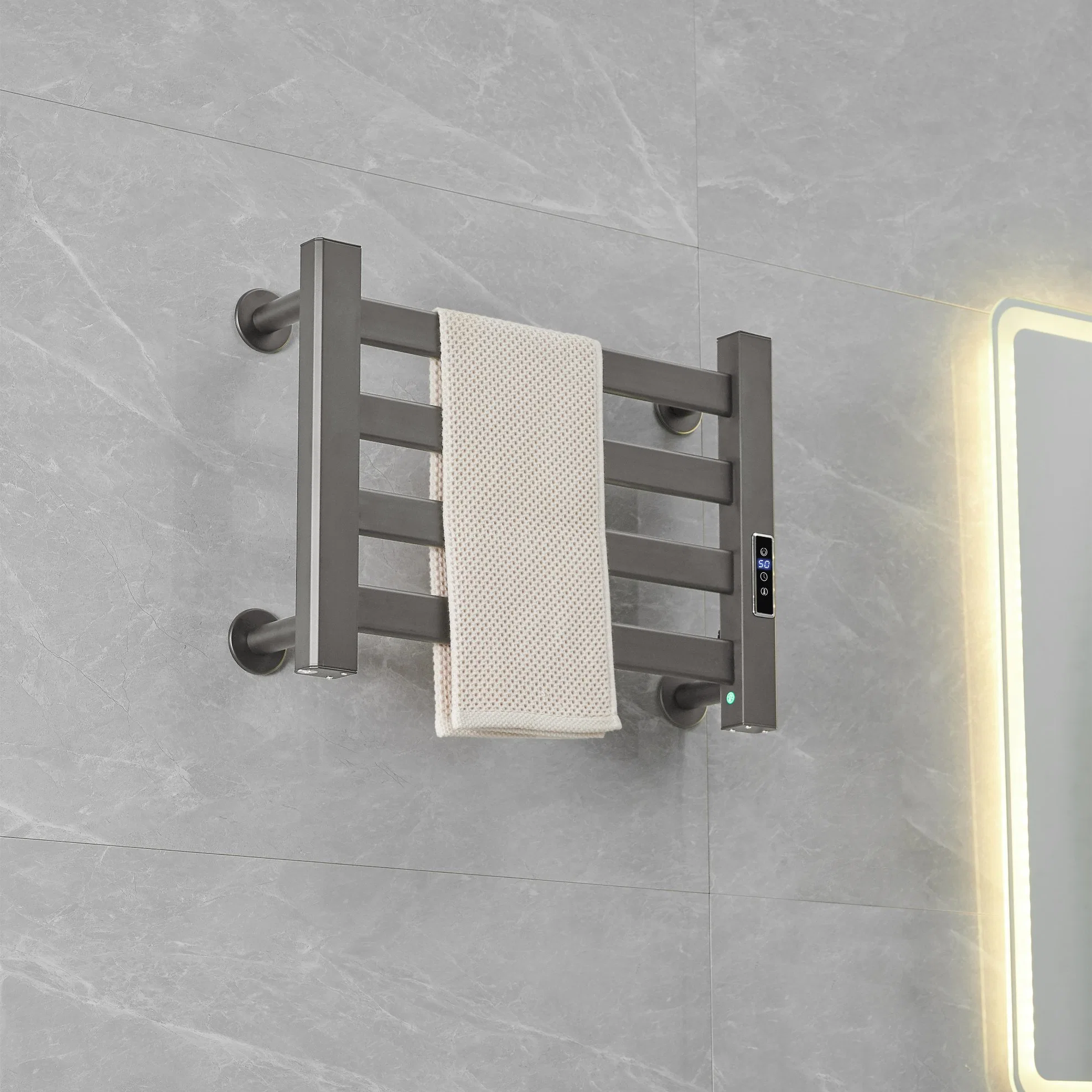 Calentador de baño resistente al agua IPX4 eléctrico de pared Radiador de toallas